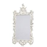 Boudoir Large French White Mirror